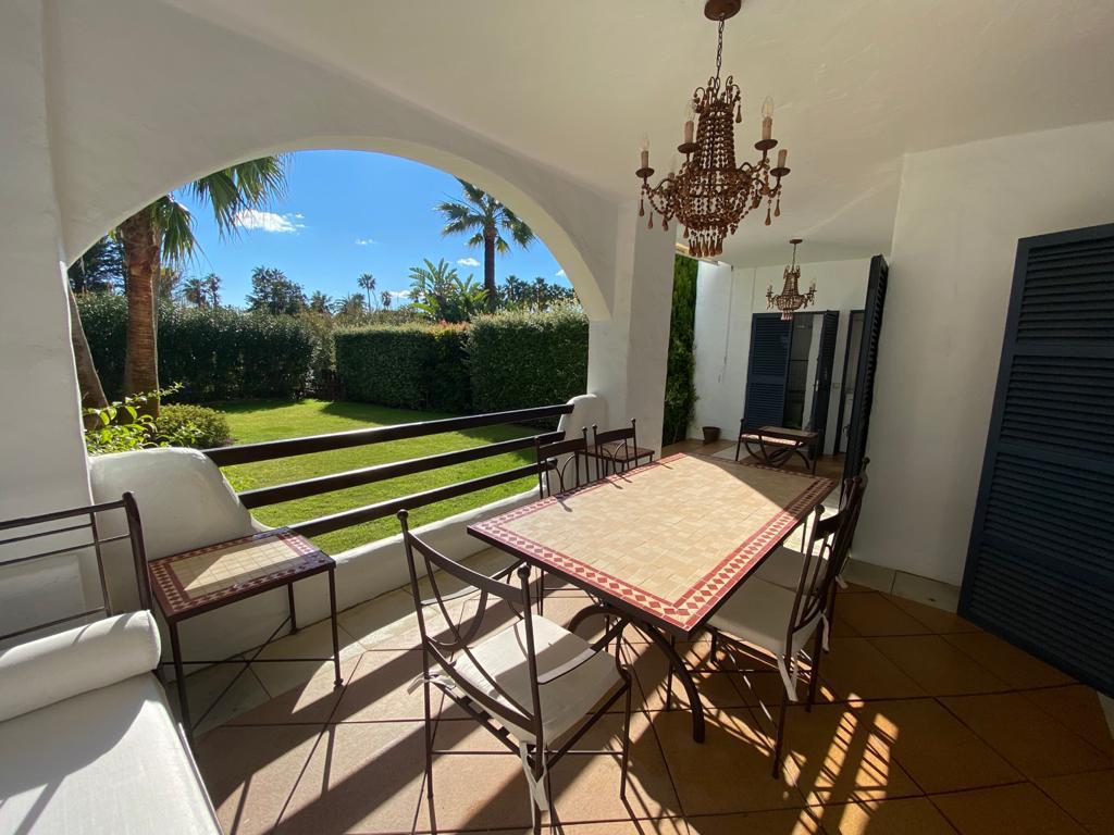 Ground Floor Apartment with Garden in El Polo Sotogrande – 2.5 Bedrooms in Resort-Style Community